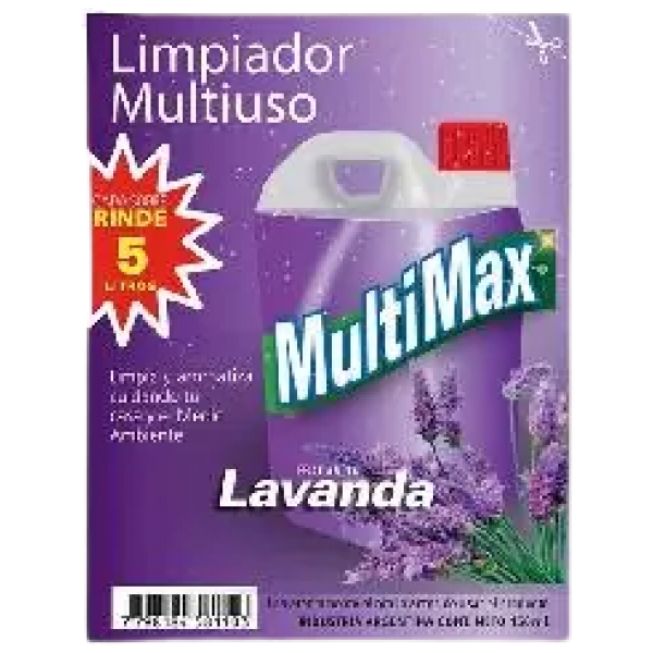 Multimax 5 Desinfectante Pisos Lavanda