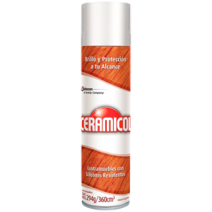 Lustramuebles Ceramicol 360cc Naranja