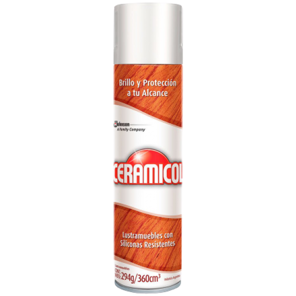 Lustramuebles Ceramicol 360cc Naranja