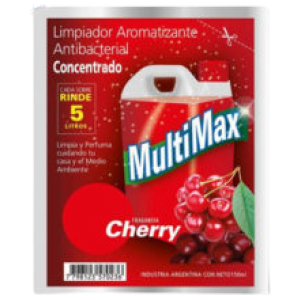 Multimax 5 Desinfectante Pisos Cherry