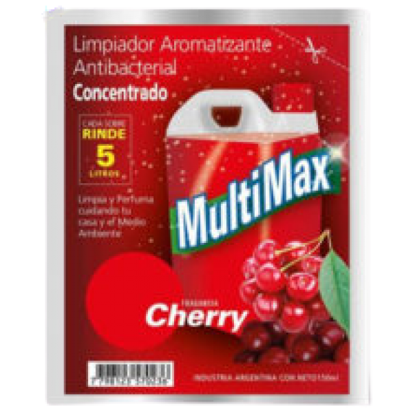 Multimax 5 Desinfectante Pisos Cherry