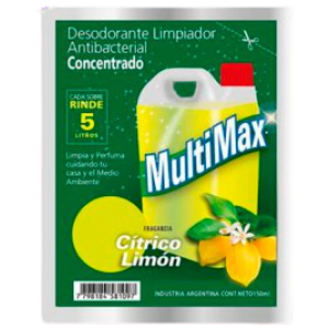 Multimax 5 Desinfectante Pisos Limon